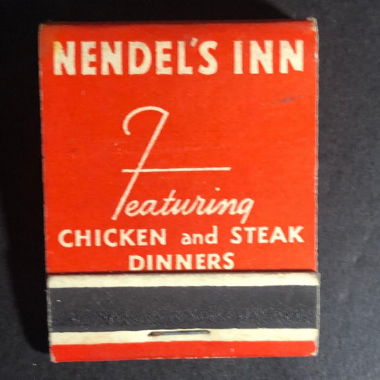 Nendel's Inn Portland, OR 20-Strike Full Matchbook c1940's-50's VGC Scarce