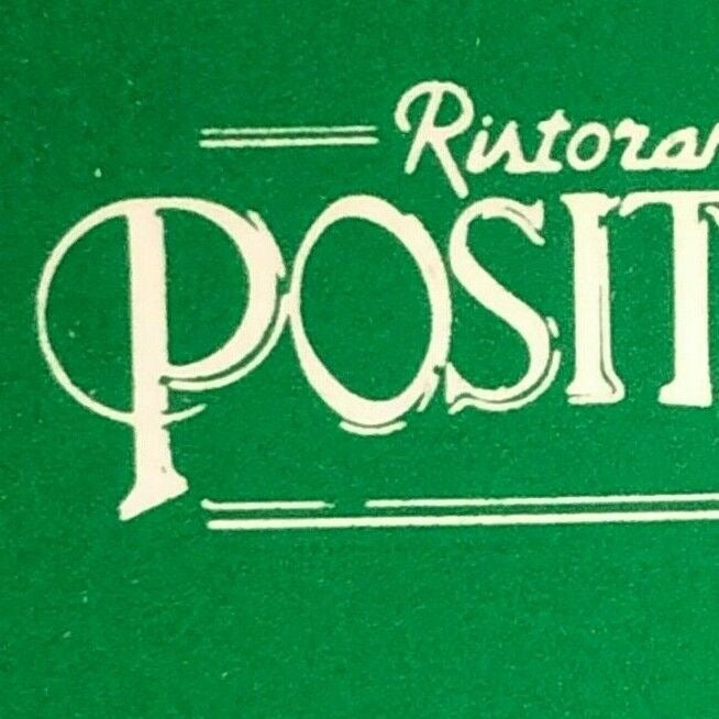 Wheeling, IL Ristorante Positano c1970's-80's Full Matchbook