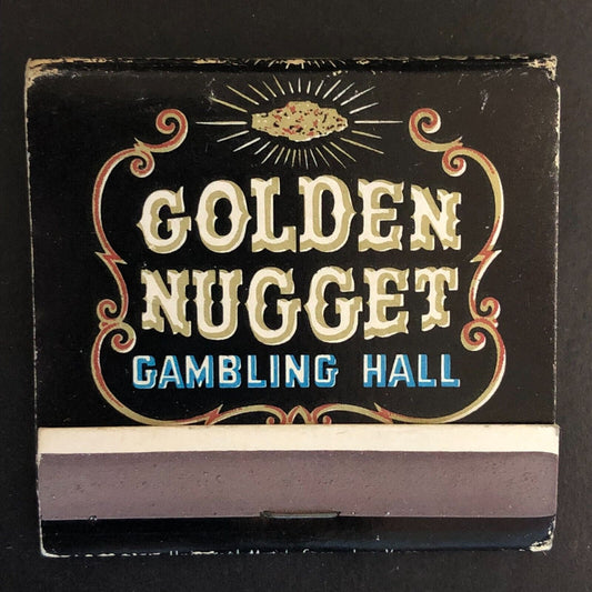 "Golden Nugget Gambling Hall" Full Matchbook c1950's