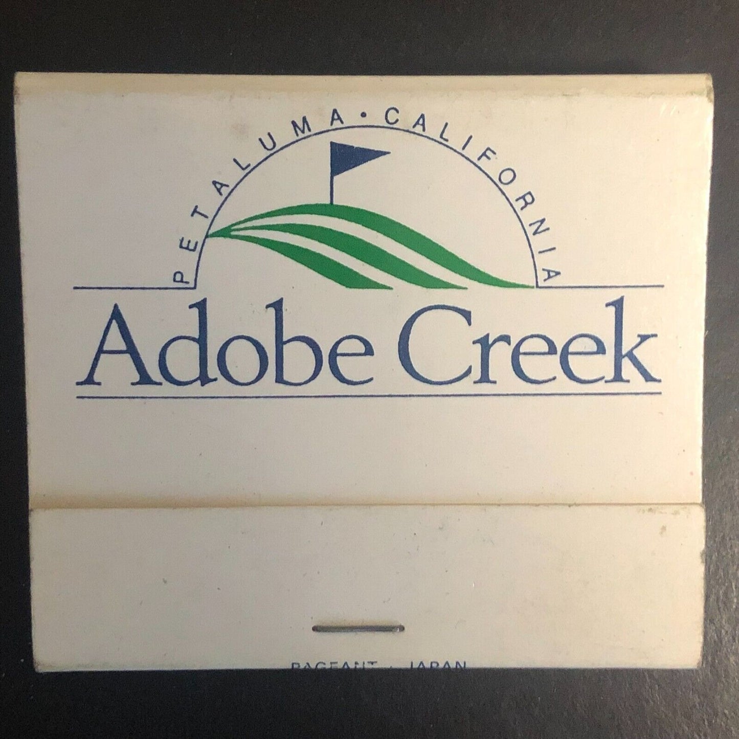 Petaluma, CA Adobe Creek (Golf Course) Full Matchbook c1975-85