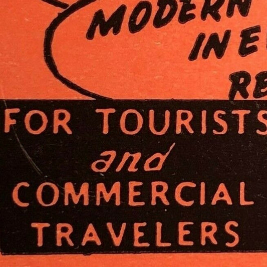 1940-50's Full Matchbook Foothills Motel "Open Year Round" Fort MacLeod, Alberta