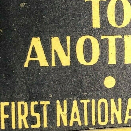 First National Stores c1950's-60's Full Matchbook