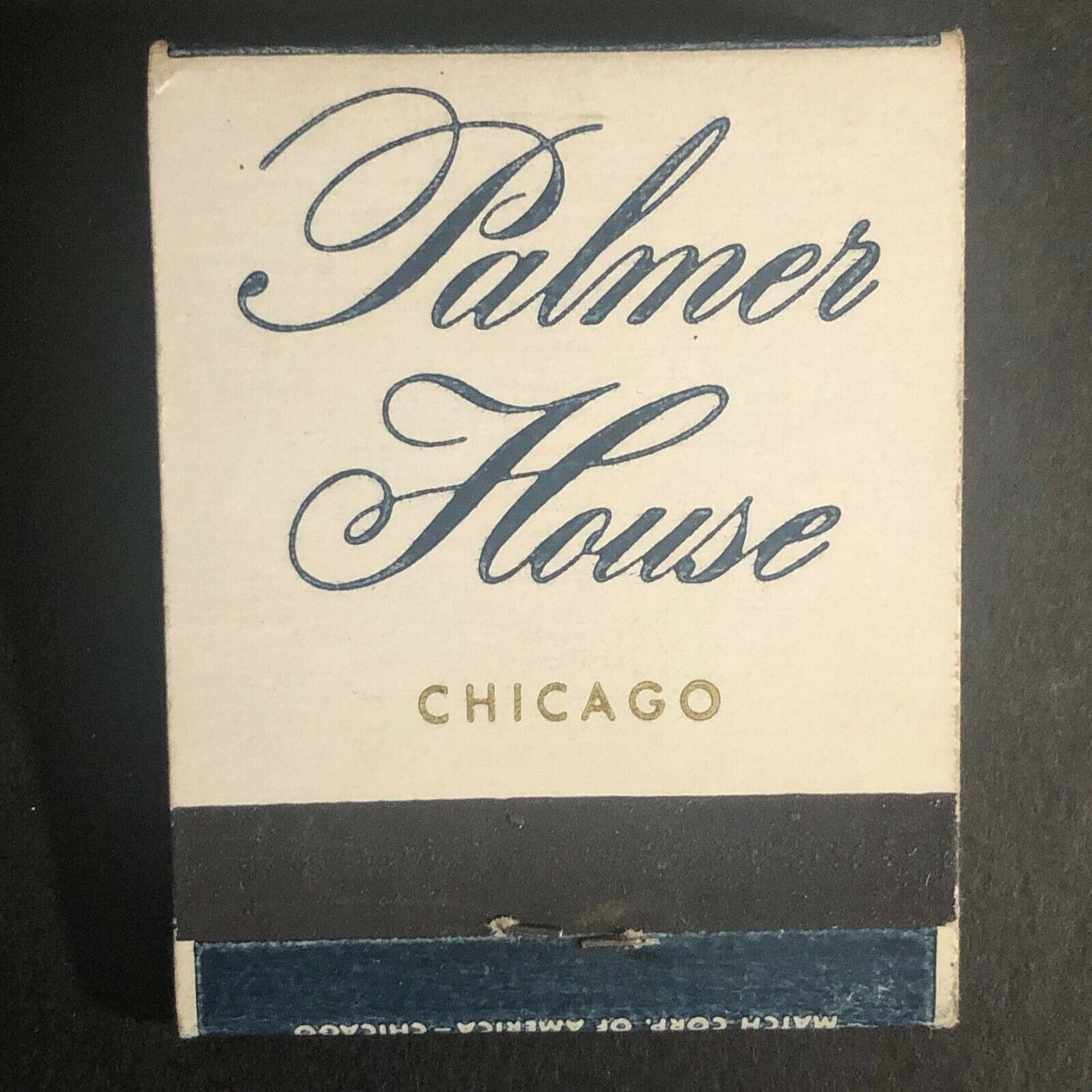 Vintage c1960's-70's Full Matchbook Palmer House Hilton - Chicago