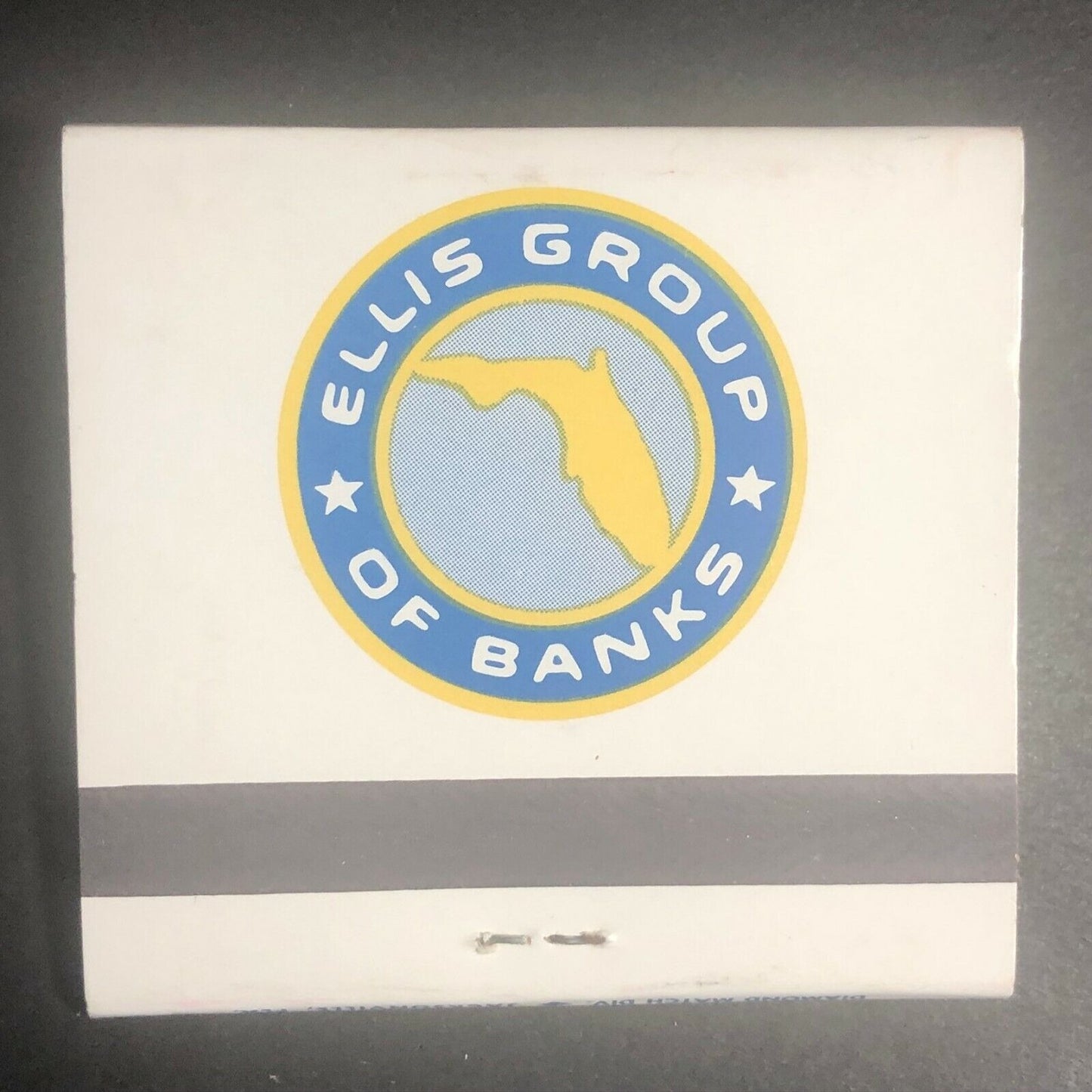 "Ellis Group of Banks" Florida Scarce 1970's-80's Full Matchbook