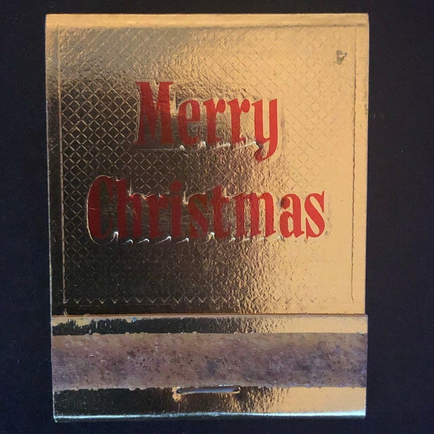 Meriden, CT First Federal Savings "Merry Christmas" c1960's-70's Full Matchbook