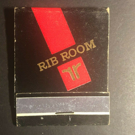 1960-70's Full Matchbook - "Rib Room" "Hotel Corporation Of America"