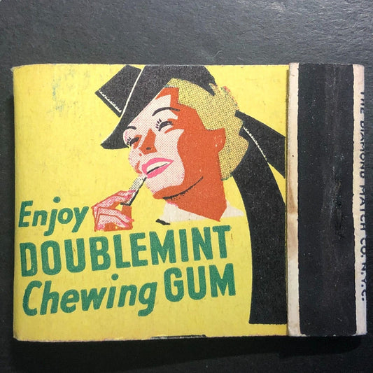 (Wrigley's) Doublemint Chewing Gum Near Full (-4) Matchbook c1930's-40's