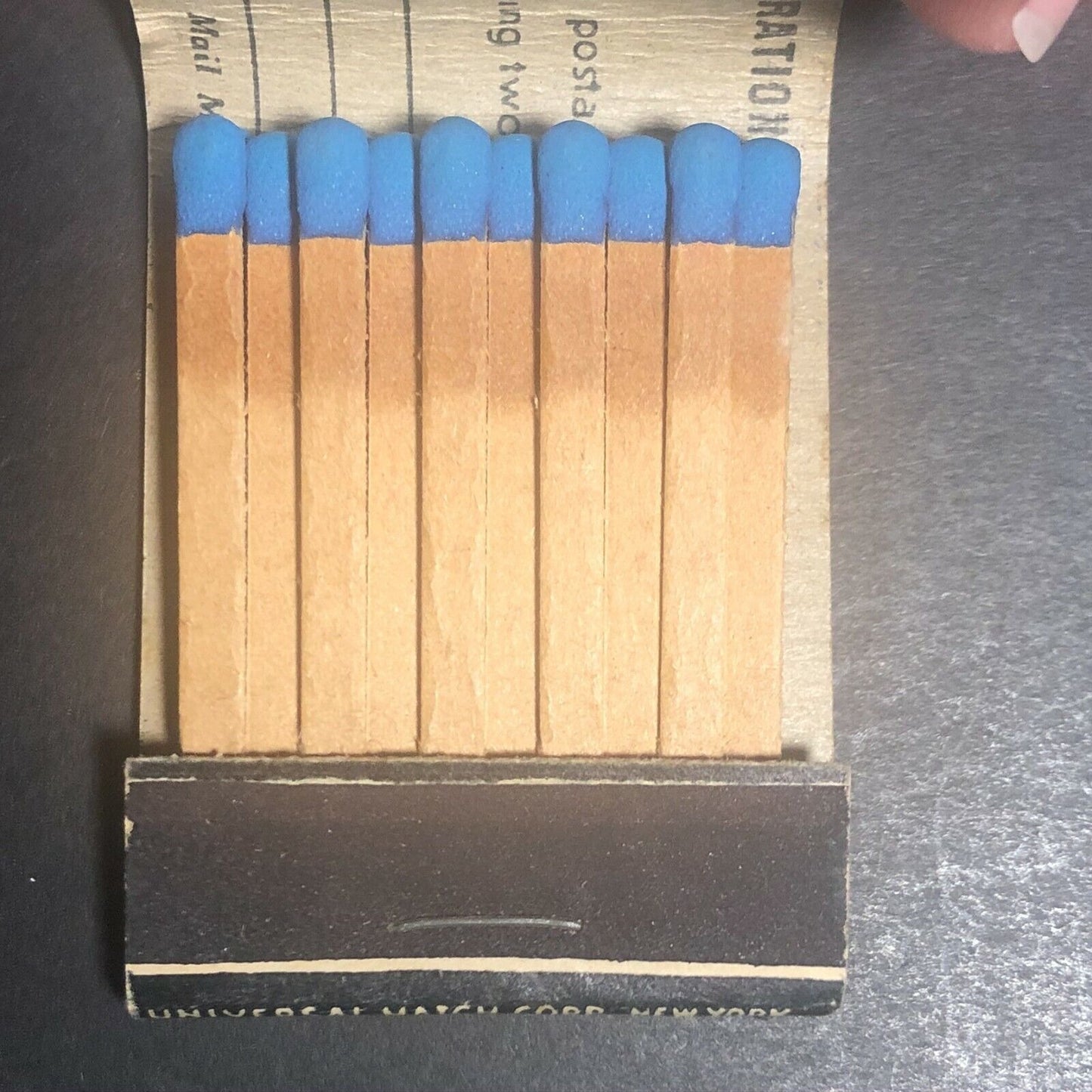 1930's-40's Full Matchbook "Utilite" Utility Light "Why Take Chances?"
