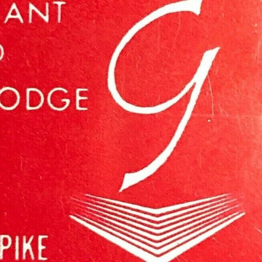 1940's-50's Full Matchbook "Grantmoor Restaurant & Motor Lodge" Newington, CT