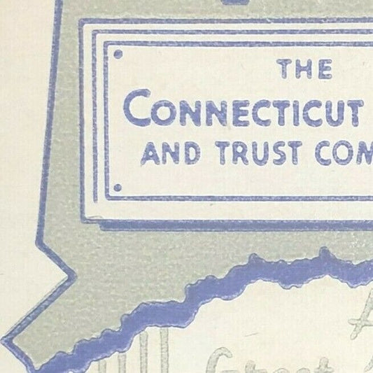 1950's-60's Full Matchbook - "Connecticut Bank and Trust Company"
