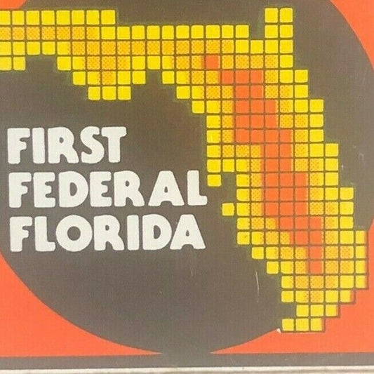 1980's Full Matchbook "First Federal Florida"
