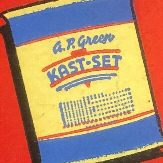 1940's-50's Full Matchbook - Kast-Set Connecticut Fire Brick - Hartford, CT