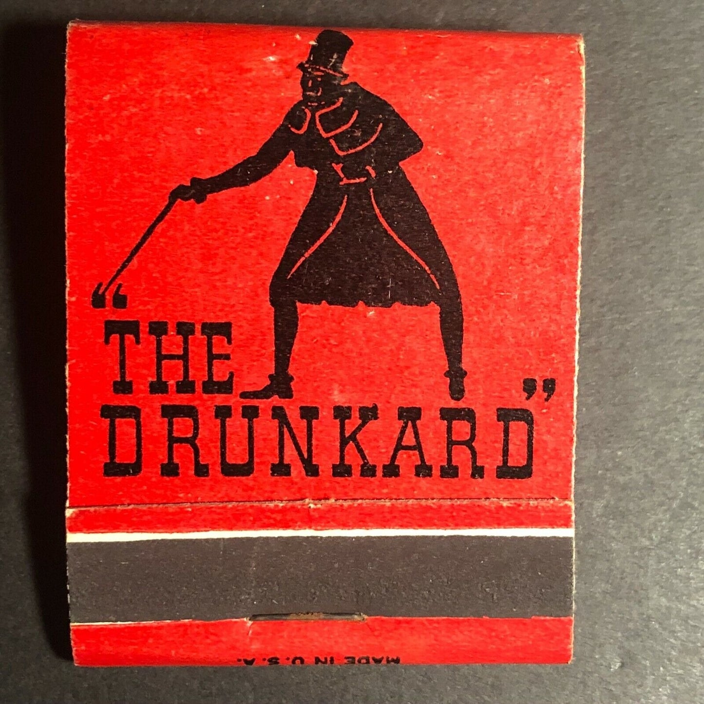 "The Drunkard" 12th Aniv. Theatre Mart Hollywood Very Scarce 1945 Full Matchbook