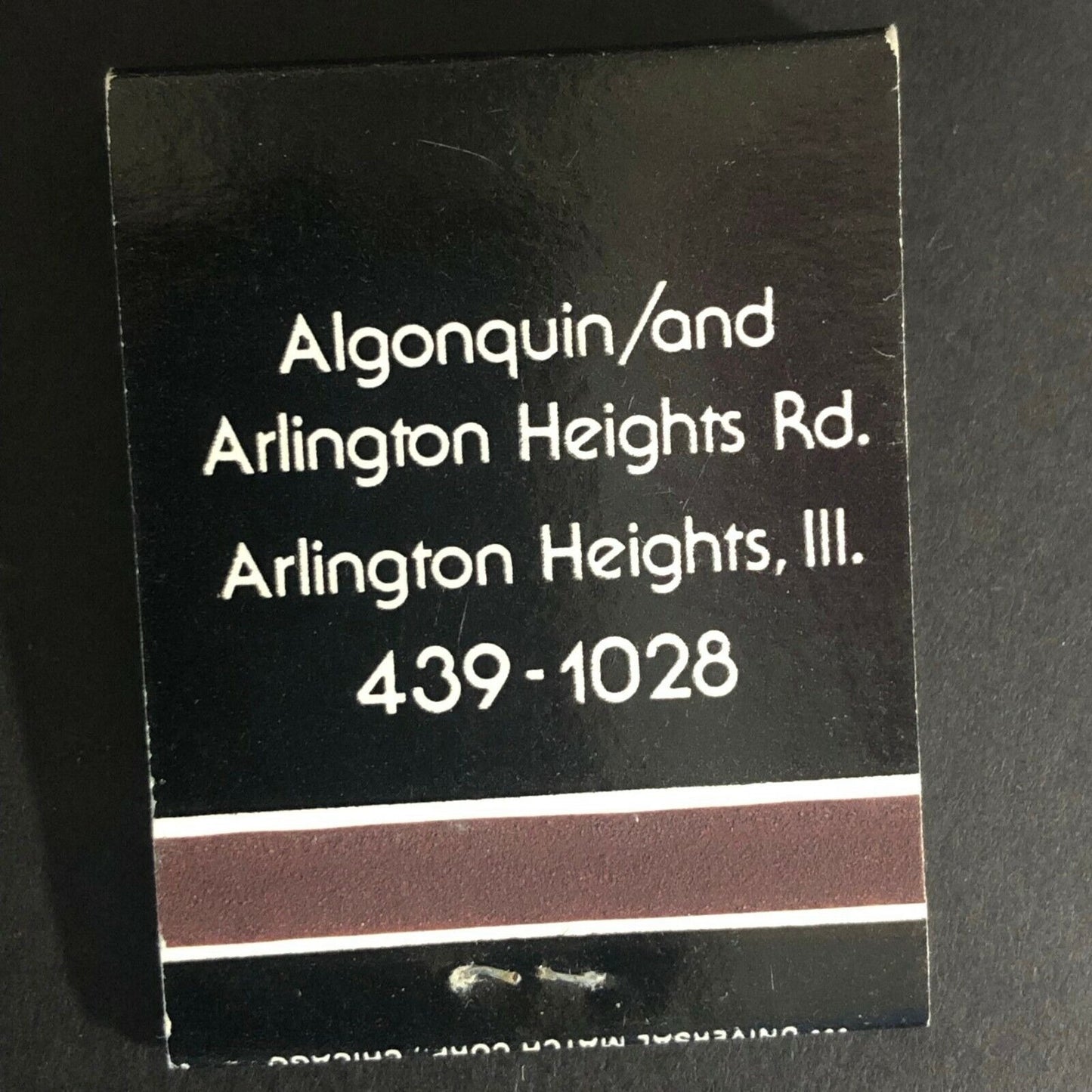Arlington Heights IL Christophers Restaurant c1970's-80's Full Matchbook