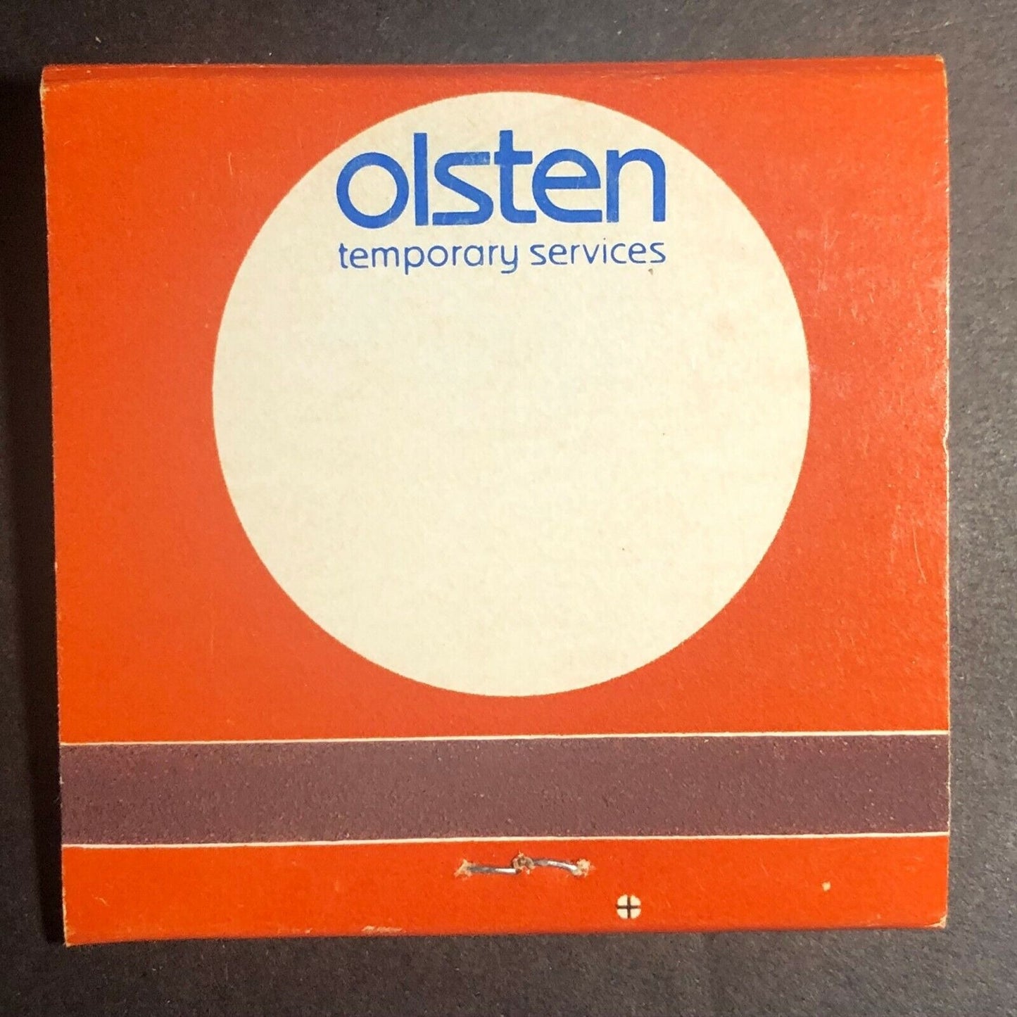 Olsten Temporary Services c1970's-80's Full Matchbook