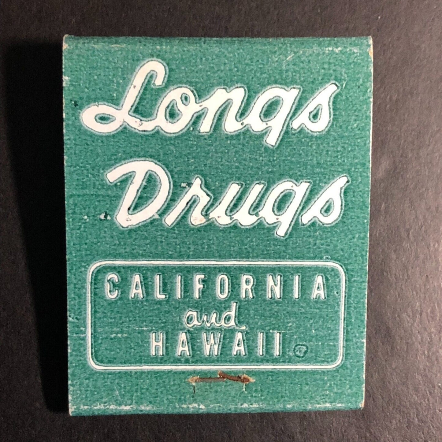 Longs Drugs California and Hawaii Full Matchbook c1955-60's VGC