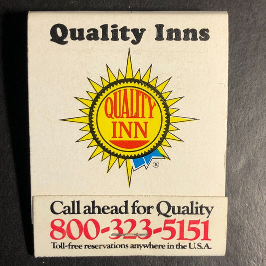 Albany, GA Quality Inn Merry Acres Full Matchbook c1973-80's VGC