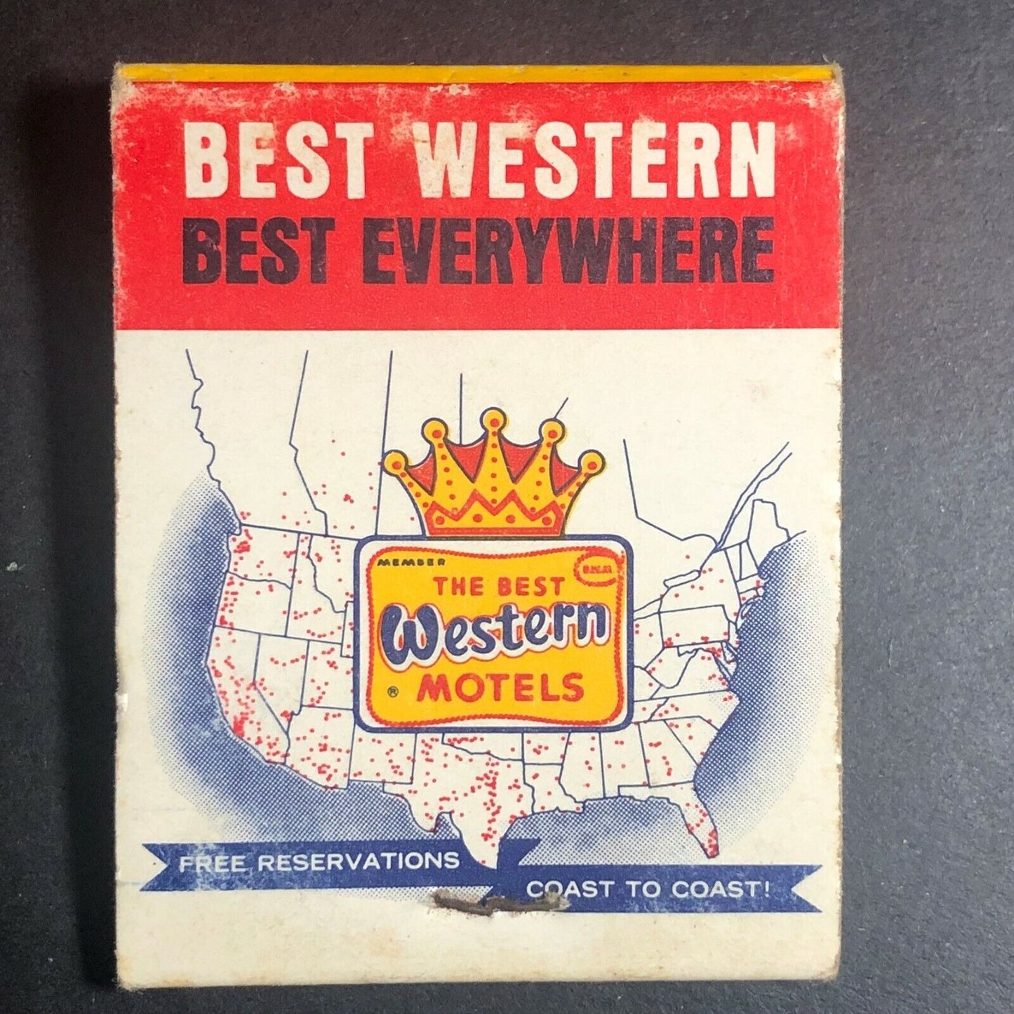 Abilene, KS Trail's End Motel Best Western c1950's-60's Full Matchbook