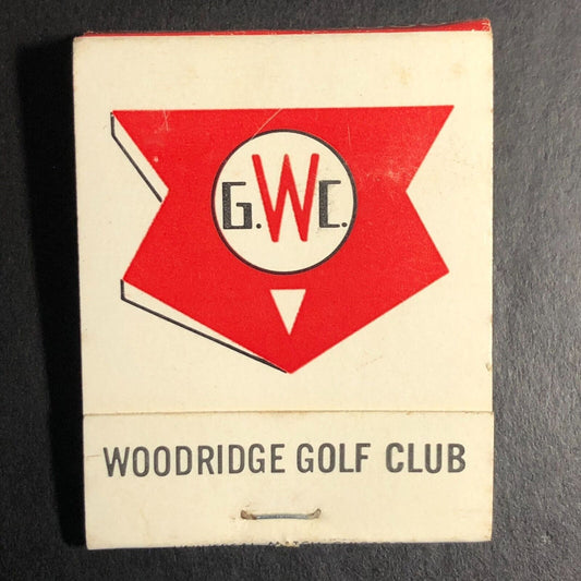 Woodbridge Golf Club Lisle, IL Near Full (-1) Matchbook c1974-79