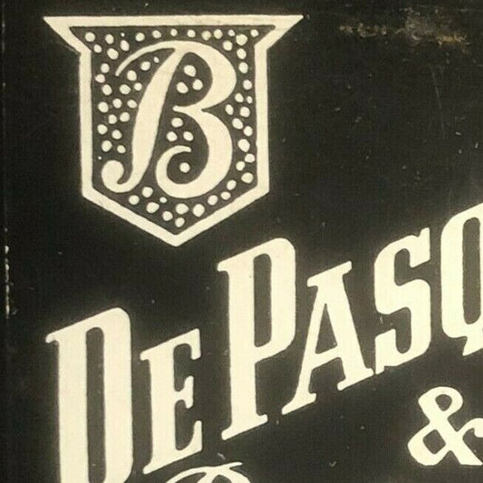1940's-50's Full Matchbook "De Pasquale & Sons Restaurant" Hartford, CT