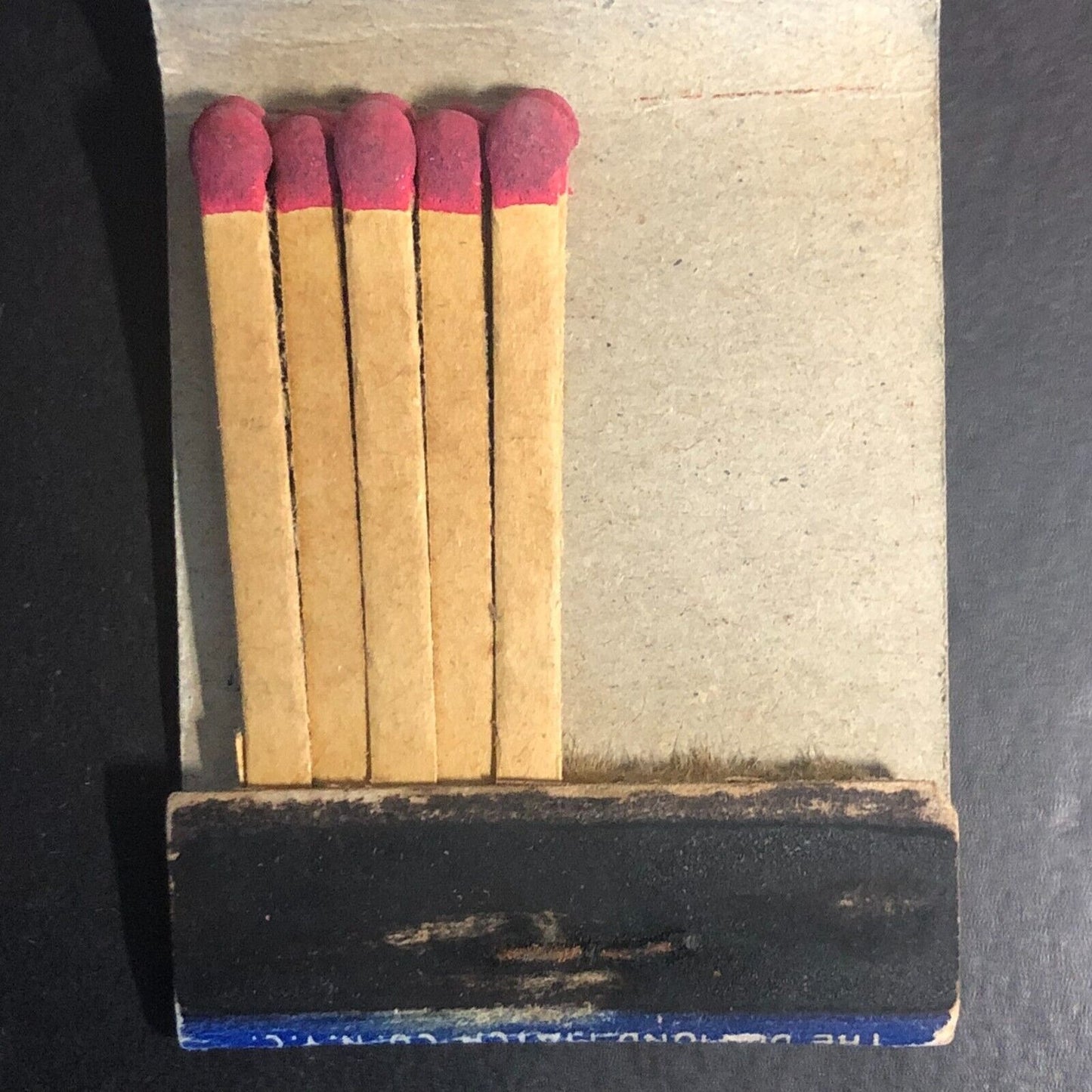 Nehi Beverages / Royal Crown Cola Half Full Matchbook c1940's