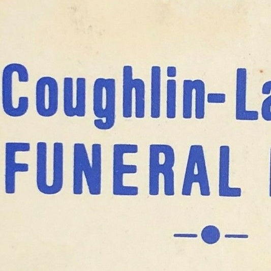 70's Full Matchbook Coughlin-Lastrina Funeral Home - Middletown, CT