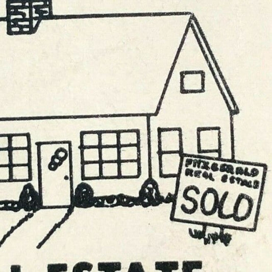 1950's-60's Full Matchbook - C. Fitzgerald Real Estate Old Saybrook, CT