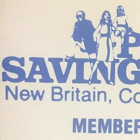 "Peoples Savings Bank" New Britain, CT 1970's-80's Full Matchbook