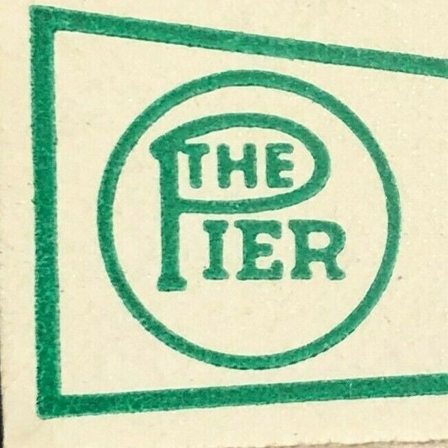 1970's Full Matchbook - "The Pier" Restaurant - Damariscotta, Maine