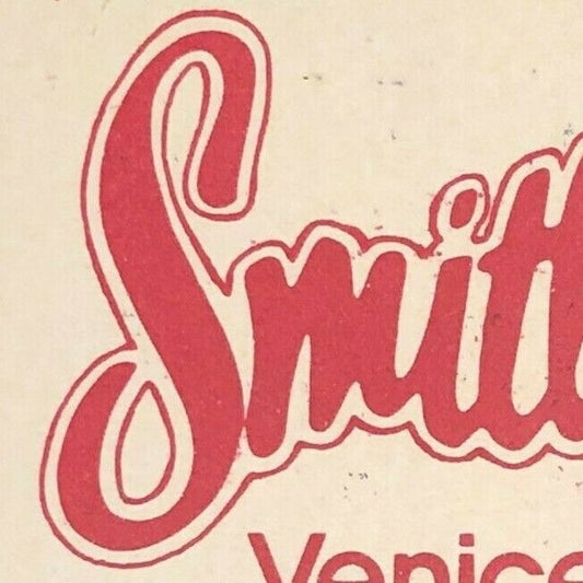 "Smitty's" Venice Fort Myers c1970's-80's Full Matchbook