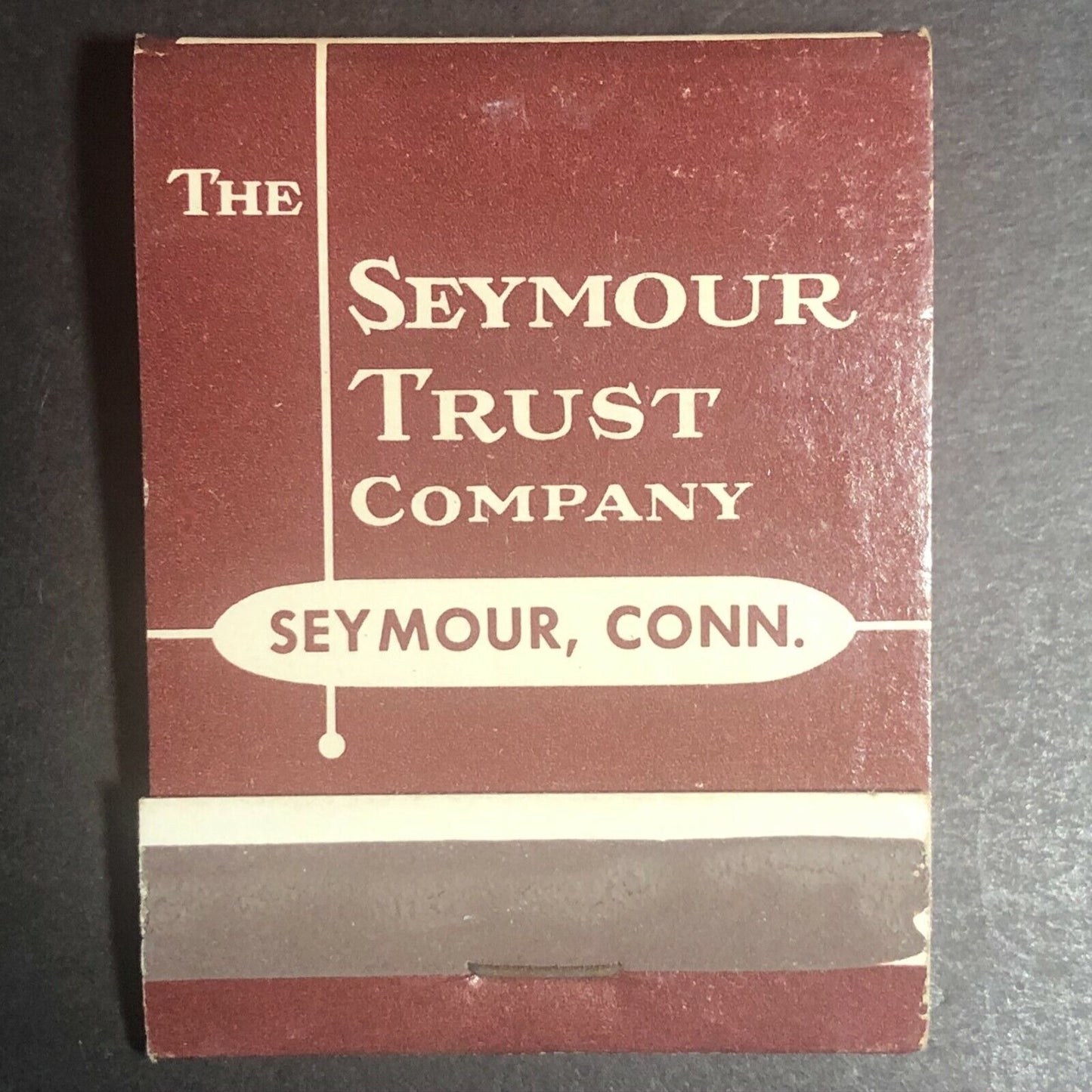 1950's-60's Full Matchbook "Seymour Trust Company" Seymour, CT