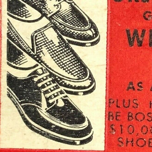 1930's-40's Full Matchbook - Charles Chester Air Shoes - Mail In Salesman Offer