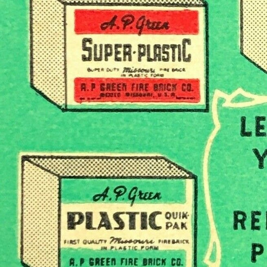 1940-50's Full Matchbook Advertising - Connecticut Firebrick Co. Bridgeport