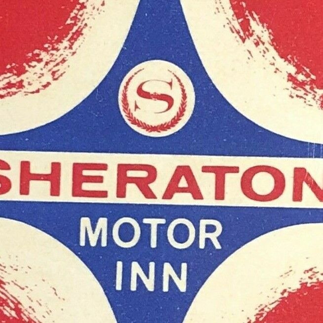 1960's-70's Full Matchbook - Sheraton Motor Inn