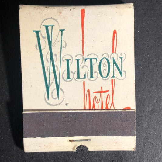 Wilton Hotel / Sky Room Long Beach, CA 20-Strike Full Matchbook c1950's Scarce