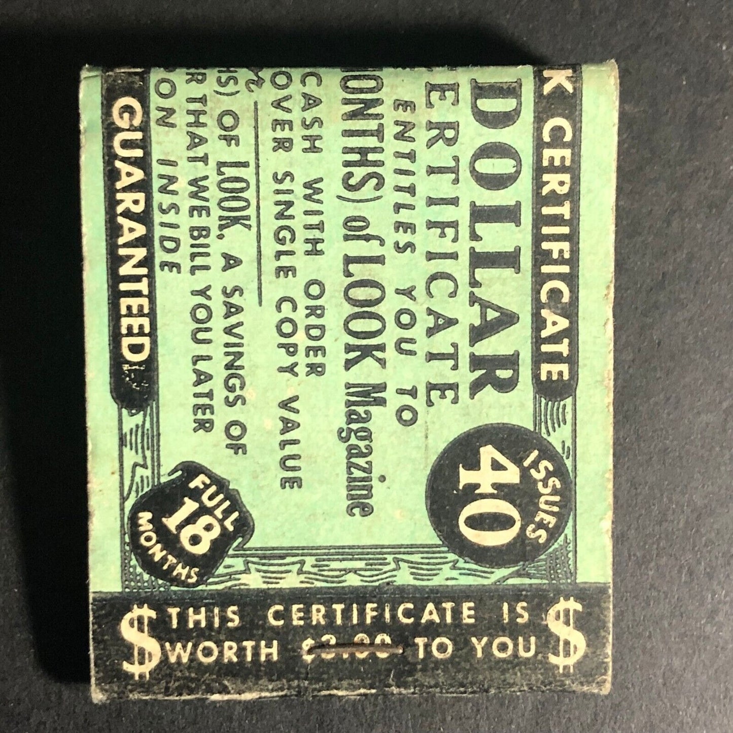 Look Magazine Mail In Offer c1968-73 Full 20-Strike VGC