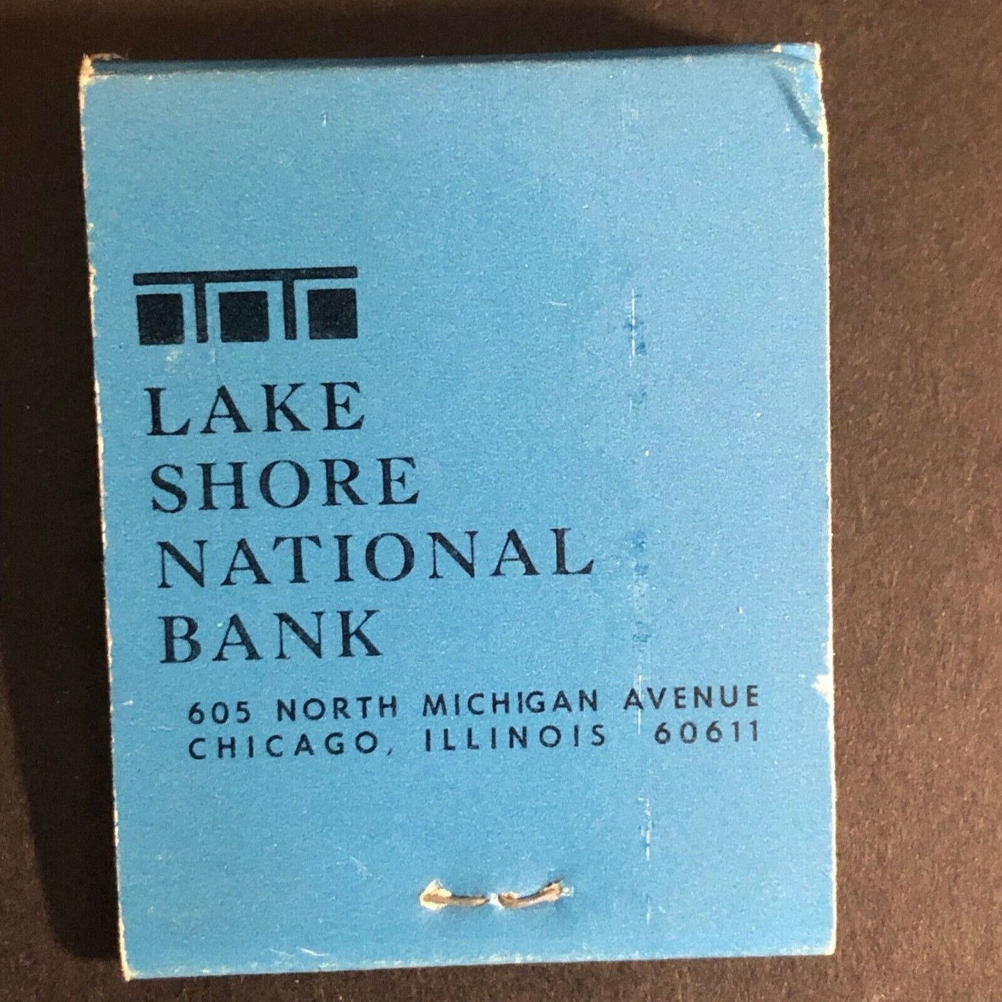 Vintage c1960's Full Matchbook Lake Shore National Bank Chicago, IL