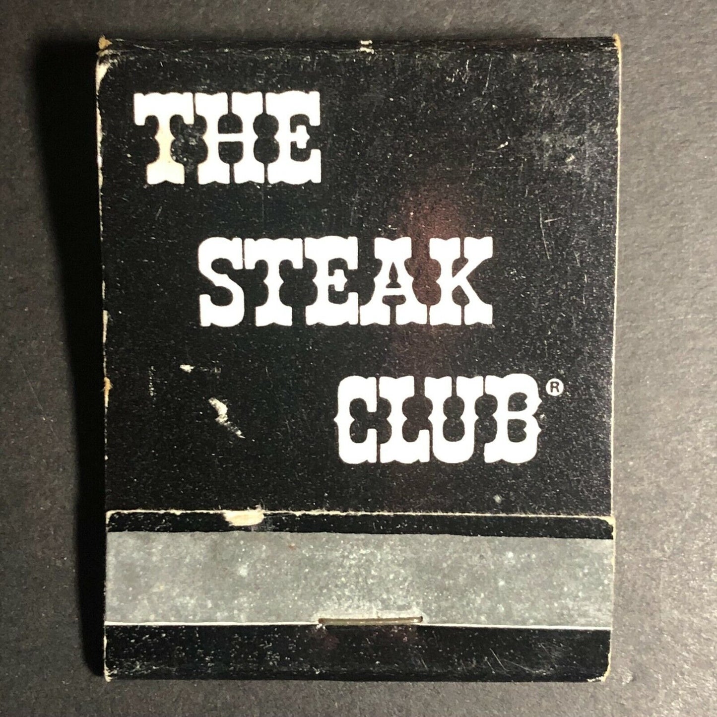 1970's-80's Full Matchbook - "The Steak Club" Wethersfield Windsor Locks, CT
