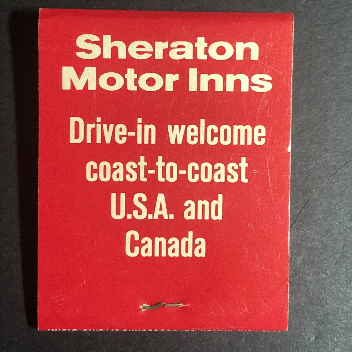 1960's-70's Full Matchbook - Sheraton Motor Inn