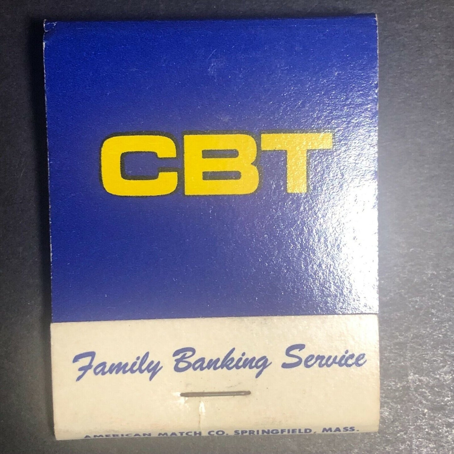 1960's-70's Full Matchbook "CBT" "Connecticut Bank and Trust"