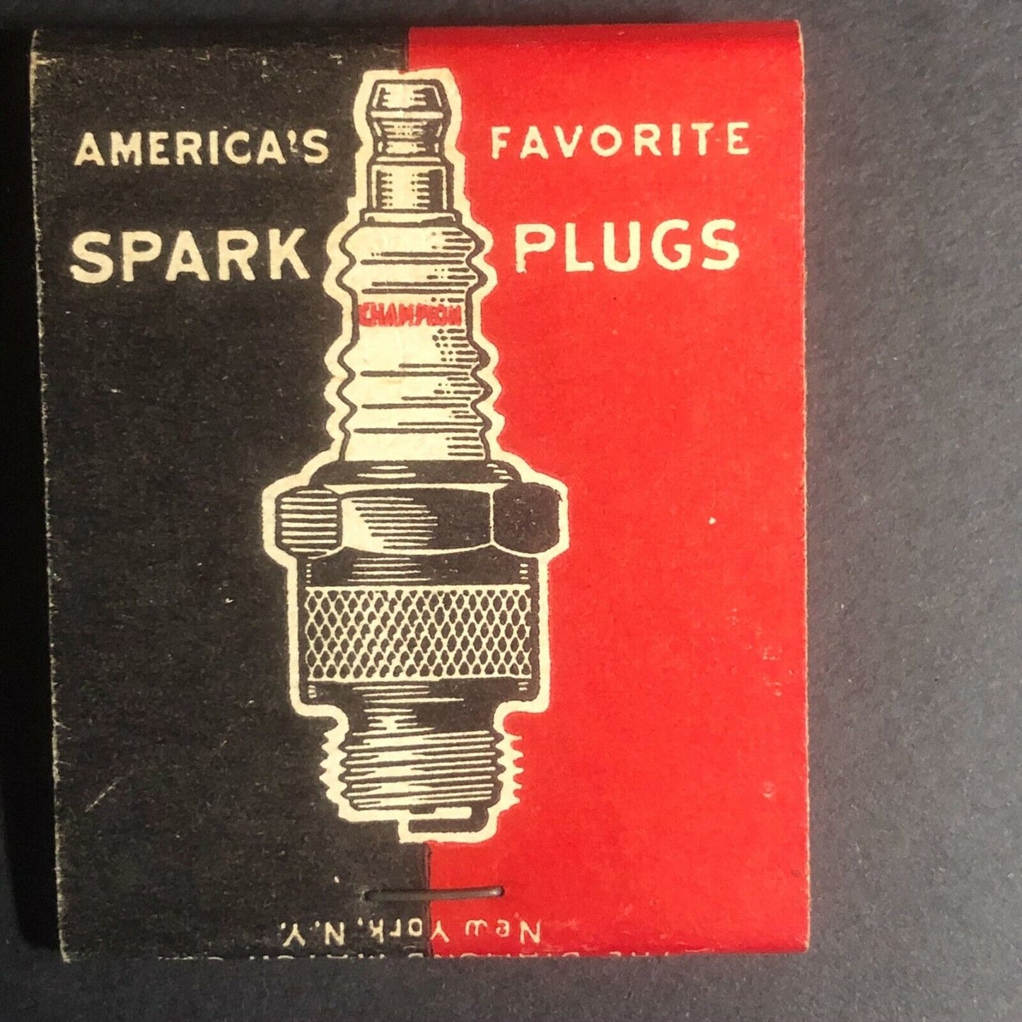 1950's-60's Full Matchbook - Champion Spark Plugs