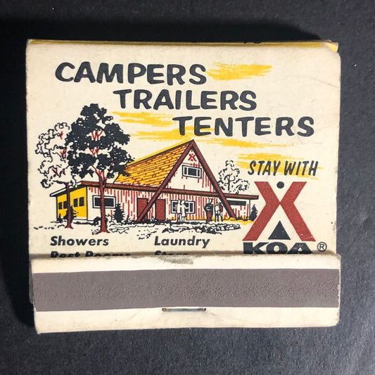 Meadowlark KOA Clayton, NM 28-Strike Full Matchbook c1960's Scarce