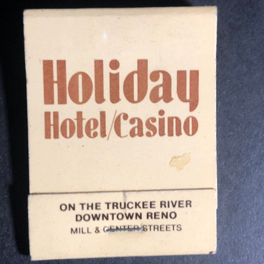 Holiday Hotel Casino Reno, CA 20-Strike Matchbook c1975-85 VGC