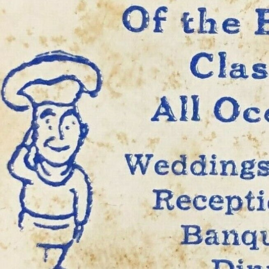 1930's-40's Mostly Full Matchbook - Garden Grove Caterers - Manchester, CT