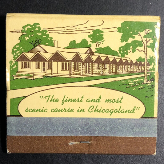 Big Run Golf Club Lockport, IL Full Matchbook c1974-79 Scarce