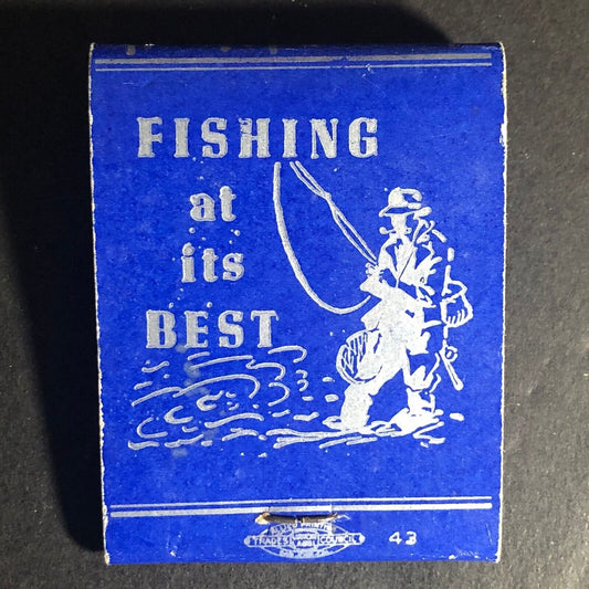 Weott Motel California Fishing 20-Strike Full Matchbook c1940's VGC Scarce