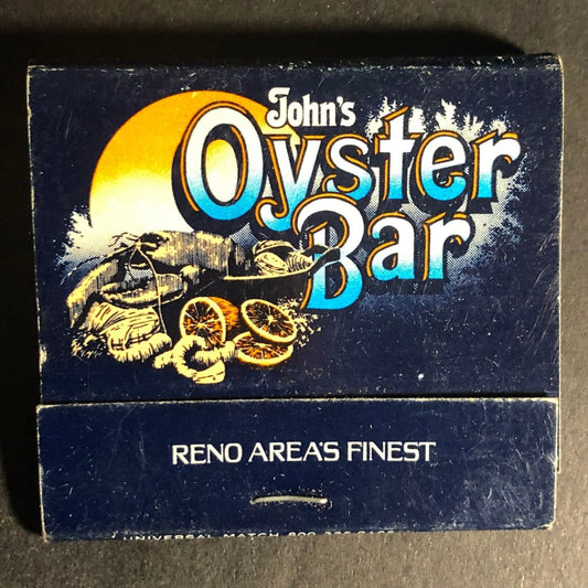 John Ascuaga's Nugget Casino Sparks, NV Full 28-Strike Matchbook c1975-85 VGC
