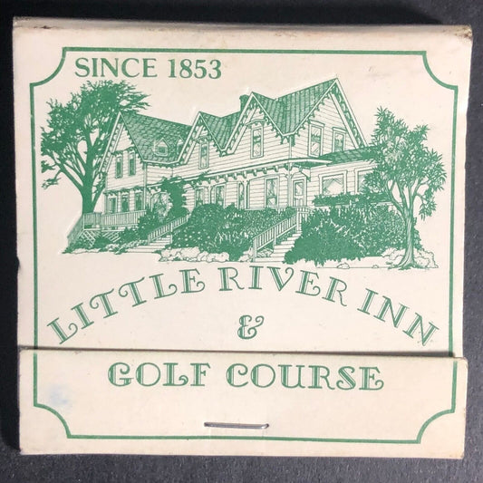Little River Inn Golf Course Mendocino, CA Full 28-Strike Matchbook c1975-85 GRN