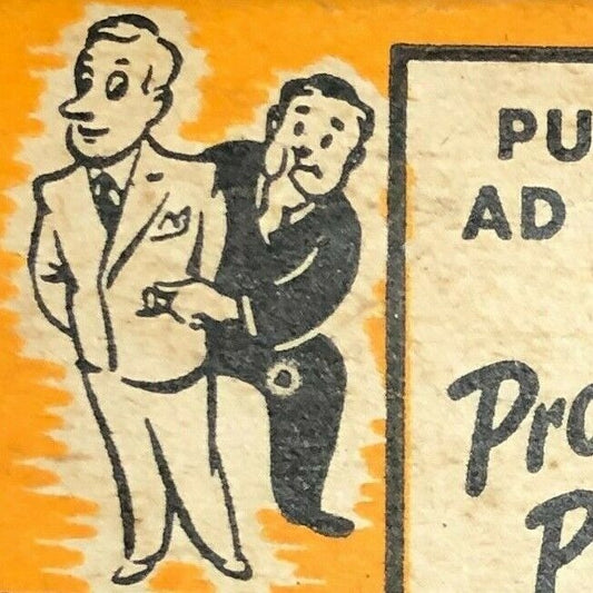 1940's-50's Full Matchbook Diamond Match "Put Your Ad In Your Prospect's Pocket"