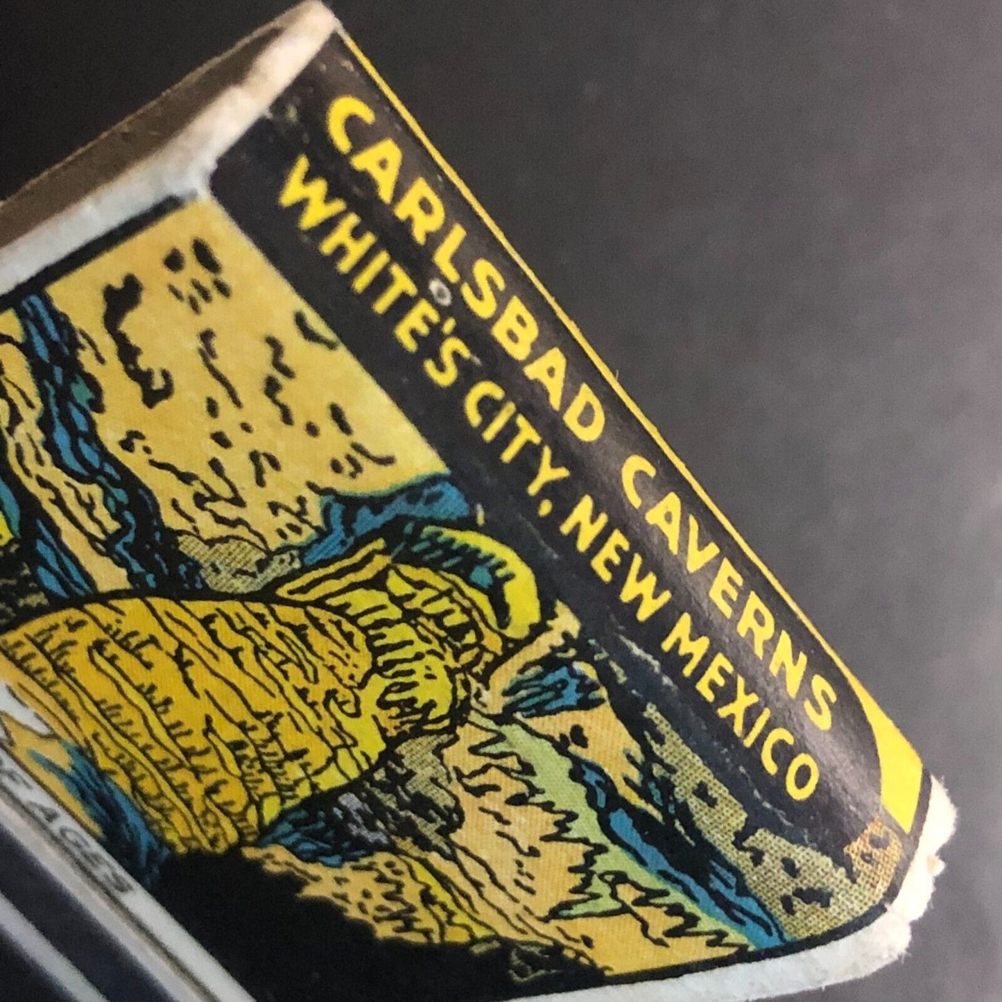 Carlsbad Caverns White's City New Mexico Full Matchbook c1940's